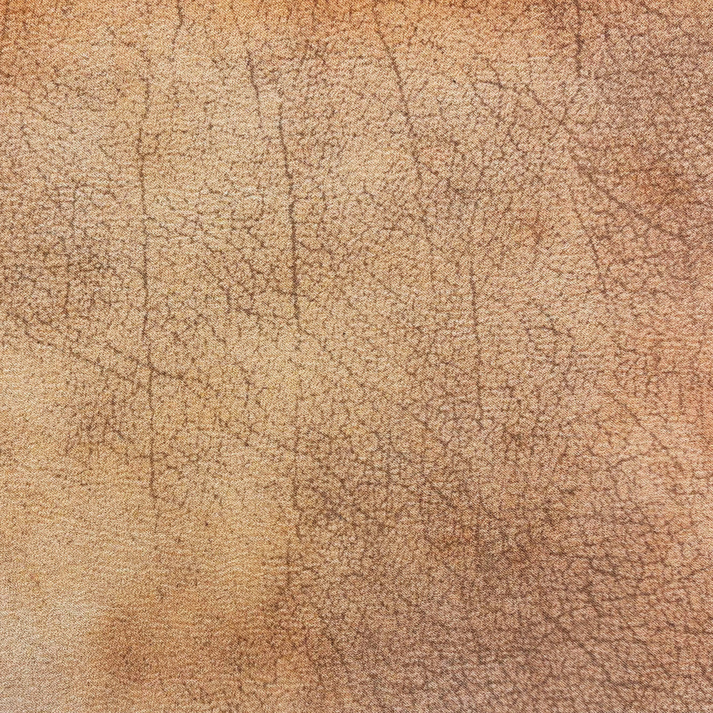 Échantillon de simili-cuir Akva Luke, teinte 04 Sand, grain craquelé