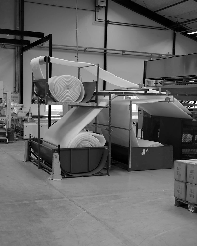 La machine à liner, à l’atelier Akva