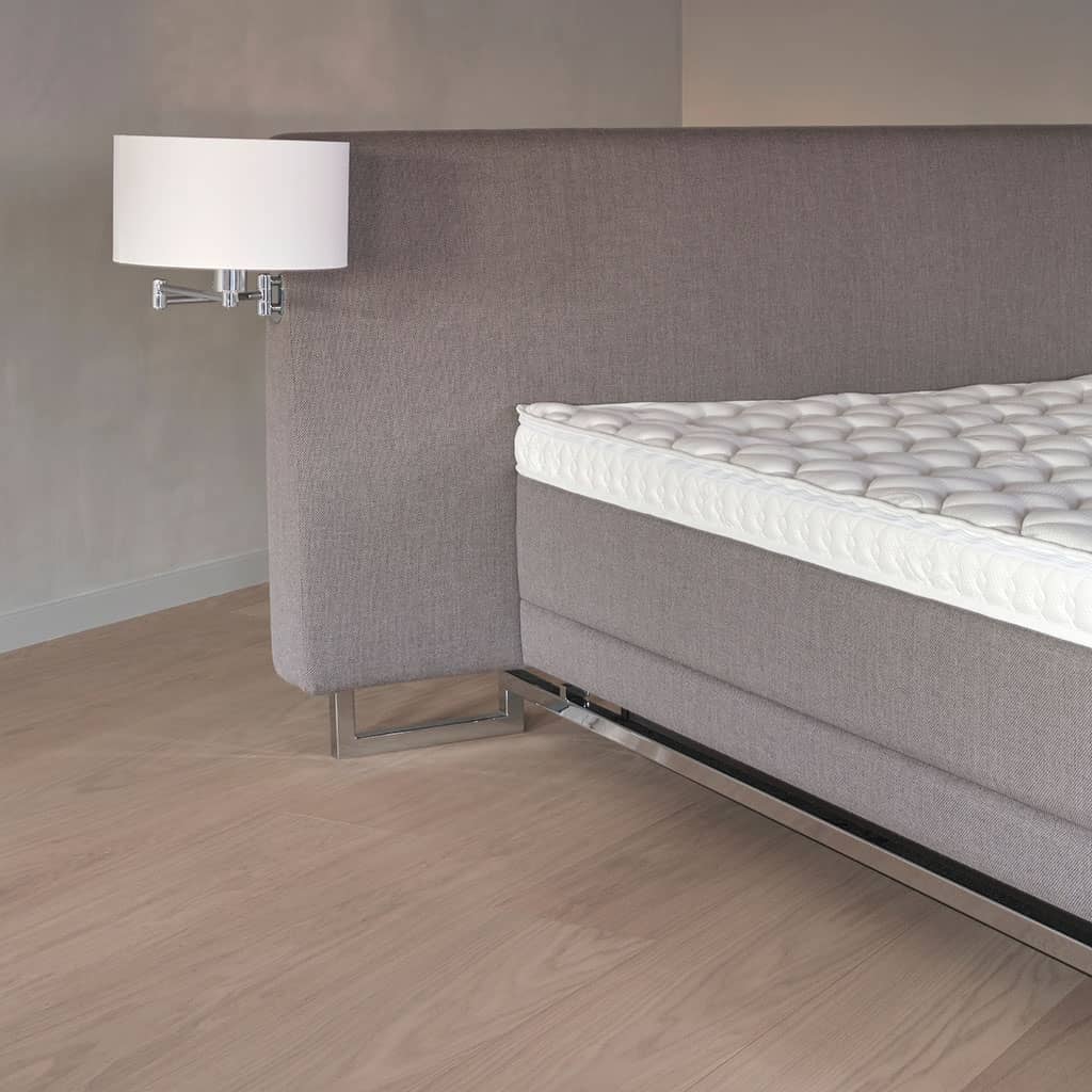Le matelas habillé de son revêtement