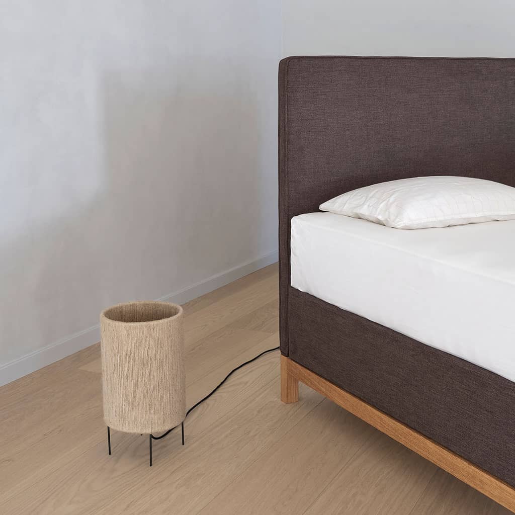 Le matelas habillé de son revêtement