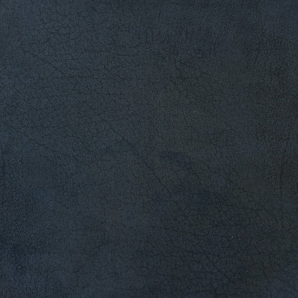 Échantillon de simili-cuir Akva Luke, teinte 10 Cold Navy, bleu nuit