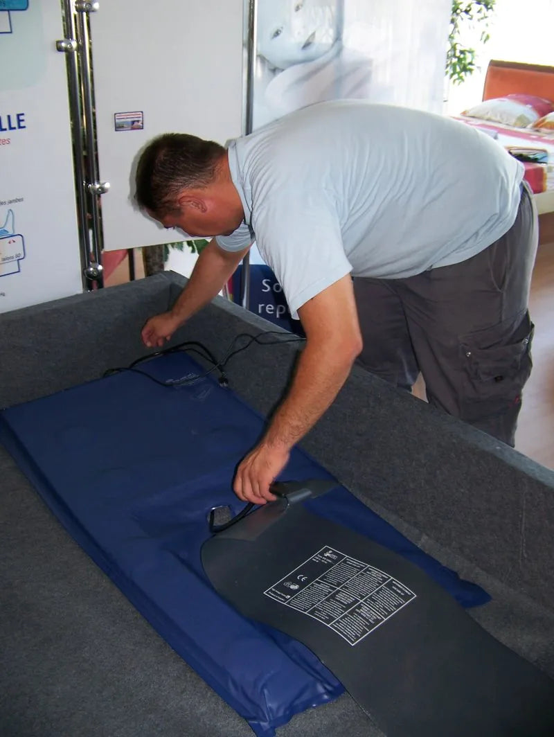 Mise en place de la plaque chauffante dans le cadre