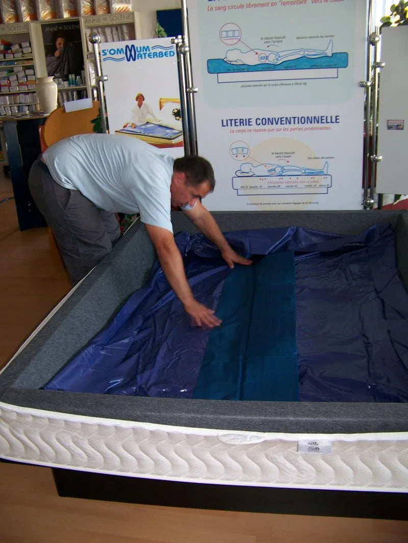 Mise en place du liner dans le cadre